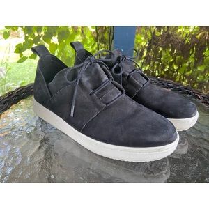 Eileen Fisher Kipling Black Nubuck Sneakers Size 7.5